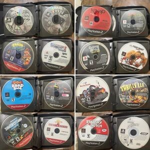 Sony Playststion PS2 Game Collection 16 Discs Crash Bandicoot Racing Games